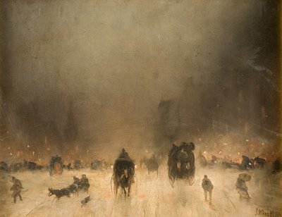 Eine neblige Nacht in London von James Abbott McNeill Whistler